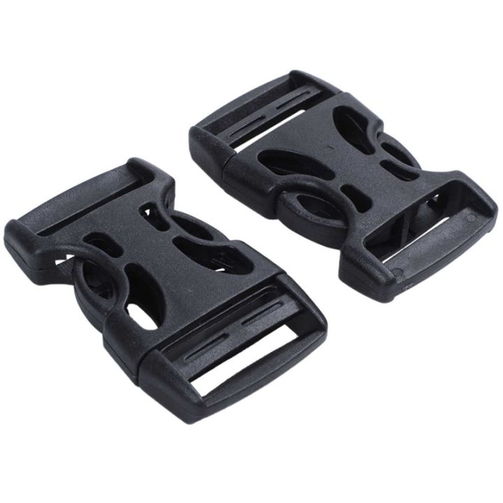 8Pcs%20Plastic%20Side%20Quick%20Release%20Buckles%20Clip%20for%2025mm%20Webbing%20Band%20Black%20-%20Image%204