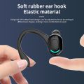 【3C VictoryEagle】Business Wireless Bluetooth 5.2 Headset Calling Single-Ear Headphone Long Standby Sport Hook Earphone Light weight HD Earbuds. 