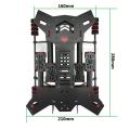 JMRRC Alien H4 450mm Foldable CarbonFiber Quad Frame kit (Support X8 Configuration). 