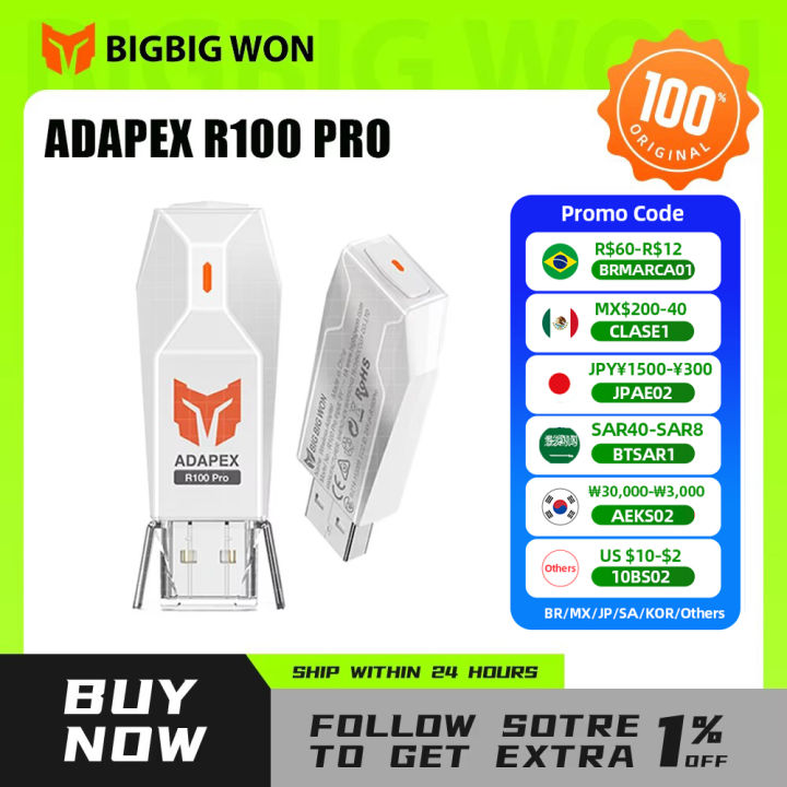 【Exclusive Online Deals】 BIGBIG WON R100 Pro Adapter for Xbox One X S Controller Series X S Controller Series 2 PS5 PS4 Switch Controller