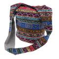 Thai Hippie Crossbody Bags Bohemian Hippie Crossbody Bag Hobo Sling Bag Handmade Messenger Shoulder Bag.