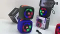 Wireless Portable Rechargeable Mini Disco Speaker X-911 with Bluetooth, FM Radio, AUX, TF Memory Card Reader and USB Pen Drive.