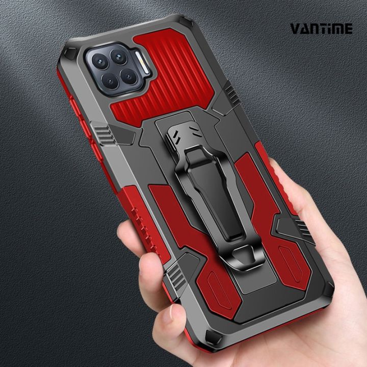 Vantime%20for%20Oppo%20F17%20belt%20clip%20case%20kickstand%20slim%20phone%20cover%20-%20Image%207