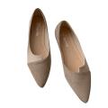 INS Boat Shoes Loafers For Women Splice Color Flats Fashion Pointed Toe Ballerina Ballet Flat Slip On Shoes Plus Size Summer Casual Female New Style Sandals. 