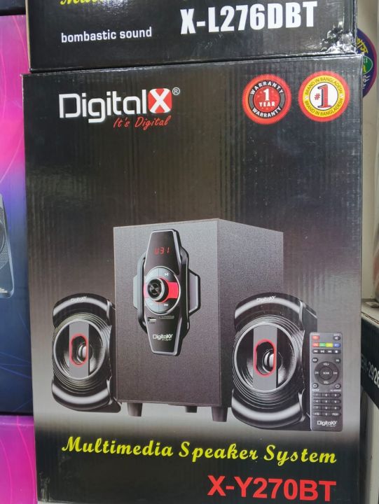 X-Y270BT 2.1 Multimedia Sound Speaker Remote Control