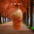 Clay Flower Vase King size 12 inch hight Matir Fuldani flower vase. 