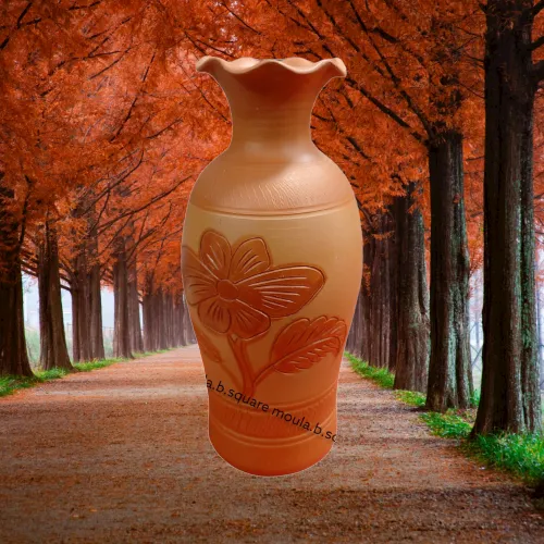 Clay%20Flower%20Vase%20King%20size%2012%20inch%20hight%20Matir%20Fuldani%20flower%20vase%20-%20Image%202