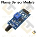 Flame Sensor For Fire Detection ModuleIR Infrared 4 Wire Flame Detection Sensor Module IR Flame Sensor Module Detector Smart Sense For Arduino. 