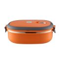 Stainless Steel Light Rectangle Thermal Insulation Lunch Box Thermal Box.