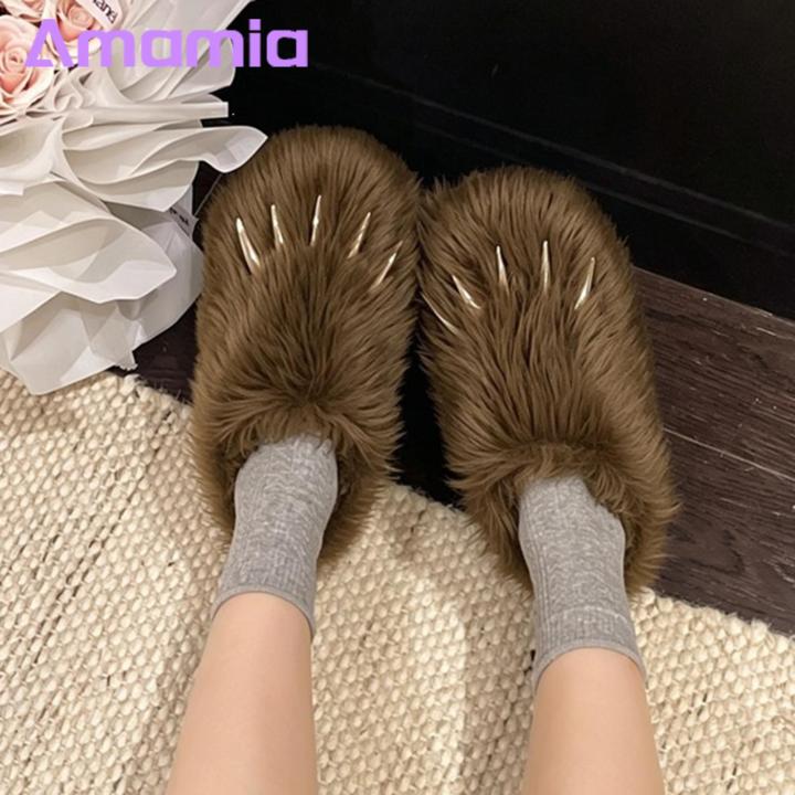 Soft%20Plush%20Paw%20Slippers%20Cozy%20Bear%20Claw%20Fuzzy%20Paw%20Slip-on%20Slippers%20for%20Women%20%E2%80%93%20Fluffy%20Animal%20Platform%20Shoes%20Cute%20Indoor%20Outdoor%20Comfort%20Footwear%20Perfect%20Gift%20for%20Home%20Casual%20Wear%20Cozy%20Bear%20Claw%20-%20Image%205