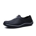 2021 Breathable Summer Men Slippers Outdoor Water Shoes Hollow Ultra Light Beach Shoes Casual Men Sandals Black Garden Shoes.