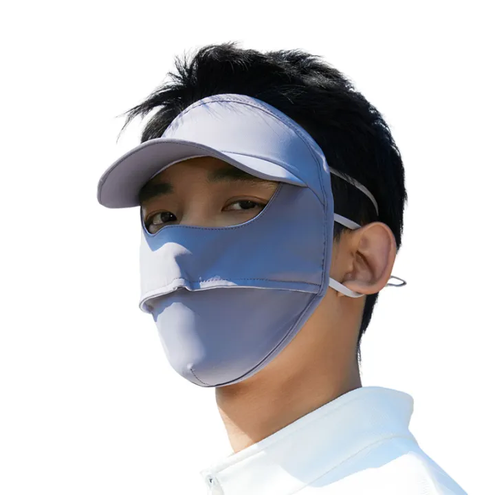 Ice%20Silk%20Sun%20Mask%20Men's%20Summer%20Outdoor%20Riding%20UV%20Protection%20Sun-Proof%20Cool%20Breathable%20Full%20Face%20Mask%20-%20Image%205