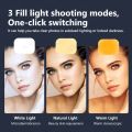New L13D Selfie Stick Tripod with Fill Light Backlight for Travel Live Broadcast Vlog,360° Rotating Phone Holder for Smartphone. 