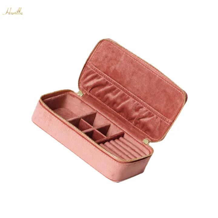 Jewelry%20Box%20Organizer%20Dual%20Zippers%20Display%20Holder%20Boxes%20Traveling%20for%20Stud%20-%20Image%209