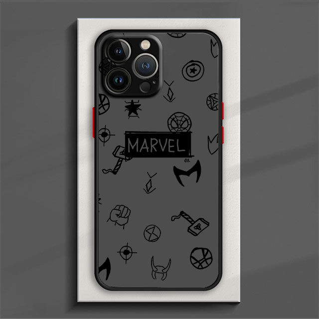 Marvel%20Avengers%20Logo%20Phone%20Case%20For%20iPhone%2015%2014%2013%2012%2011%20Pro%20Max%20mini%20XS%20Max%20XR%20X%208%20Plus%20SE%20Frosted%20Translucent%20Cover%20-%20Image%207