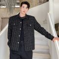 IEFB Korean Niche Weave Tweed Jacket Men Light Luxury Retro Autumn And Winter 2023 New Male Tweed Single Breasted Jacket 9D0945.
