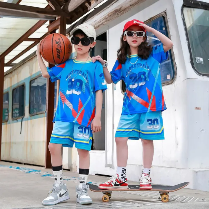 Children's%20basketball%20suit,%20bo'%20Chinese%20style%20jersey,%20explosie%20street%20short%20eeed%20qui%20dr%20training%20suit,%20girls'%20class%20performance%20suit%20-%20Image%202