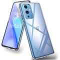 For oneplus 9 (1+ 9) Premium Silicone Case Crystal Clear Soft TPU Ultra-Thin Transparent Flexible Protective Mobile Phone Back Cover.