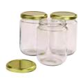 Glassware food jar , glass jar 500 gm ( 3 pieces). 