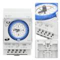 24 Hours 250VAC Mechanical Timer Switch Programmable For Lights. 