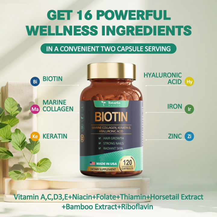 Totaria%20Biotin%20Hair%20Support%20for%20Women%20High%20Absorption%20%E2%80%93%20Supports%20Healthy%20Hair,%20Skin%20&%20Nails%20120%20Capsules%20-%20Image%206