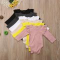 Baby Girl Rompers Autumn Princess Newborn Baby Clothes For 0-2Y Girls Boys Long Sleeve Jumpsuit Kids Baby Outfits Clothes.
