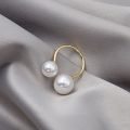 Elegant Women Open Rings Pearl Women New Accessories. 