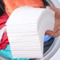 30Pcs Laundry Detergent Easy Dissolve Washing Machine Laundry Tablets Underwear Clothes Cleaning Detergent Laundry Bubble Paper.