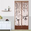 90x210cm Automatic Closing Magnetic Mosquito Net Screen Door Anti-fly Net Cartoon Monkey Magnetic Anti-mosquito Screen Door. 