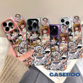 Fashion Anime One Piece Cool Luffy Case for Redmi 9A 10C 10 A1 12 12C 10A 9T 9 13C 9C Note 13 9 10s 12 8 11 11s 10 Pro Poco C65 C55 M3 M6 Pro Luxury Plating Metal Lens Soft Cover. 