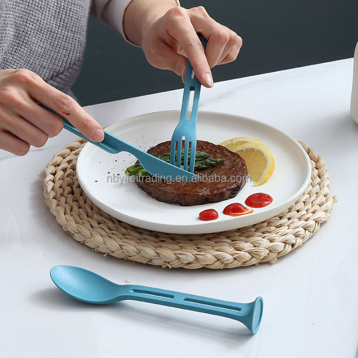 Three-in-one%20Environmentally%20Travel%20picnic%20Friendly%20Wheat%20Straw%20Tableware%20Sustainable%20Knife%20fork%20spoon%20three%20in%20one%20portable%201%20set%20-%20Image%205