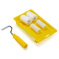 6Pcs Mini Foam Paint Roller Painting Decorating Kit 2 Inch Small Paint Roller Tray Set for Wall Painting Repair Brush.