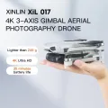 FLH XiL 017 4K Camera Drone with 3-Axis Gimbal, 249g Foldable Quadcopter, 10KM HD Transmission, 35min Flight, Smart Follow.