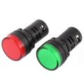 LED Indictor Light 220V AC 2Calor Red/Green 4 Pcs. 