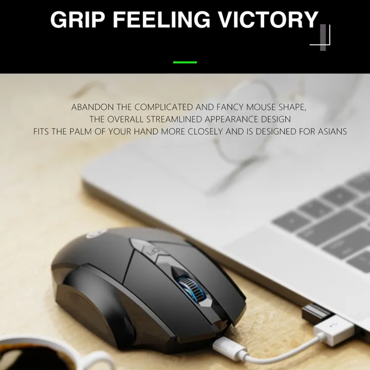 Inphic%20PM6%206%20Keys%201000/1200/1600%20DPI%20Home%20Gaming%20Wireless%20Mechanical%20Mouse,%20Colour:%20Gray%20Wireless+Bluetooth%204.0+Bluetooth%205.0%20-%20Image%207