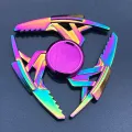 New Rainbow Metal Hand Spinner Focus Toy Ninja Fidget Spinner R188 Electroplate Hybrid Bearing Toys for Children Wholesale. 