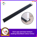 Door gap and door bottom sealing strip Black Colour. 