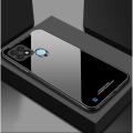 Realme C21 4G Luxurious Toughened Glass Back Case Cover - Phone (Back Case Cover For Smartphone). 
