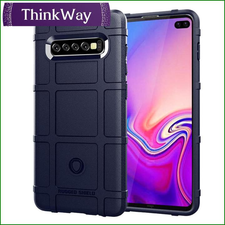 Frosted Textured Phone Case Rugged Shield TPU Thick Thick Armor Full Drop Case For Samsung Note10/Note10 5G & Samsung Note10+/Note10+ 5G