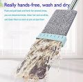 Konco Mop Floor Cleaning Microfiber Mop Squeeze Flat Mop 360 Rotation Spin Mop Wet/Dry Floor Cleaning Hand Wash Free. 