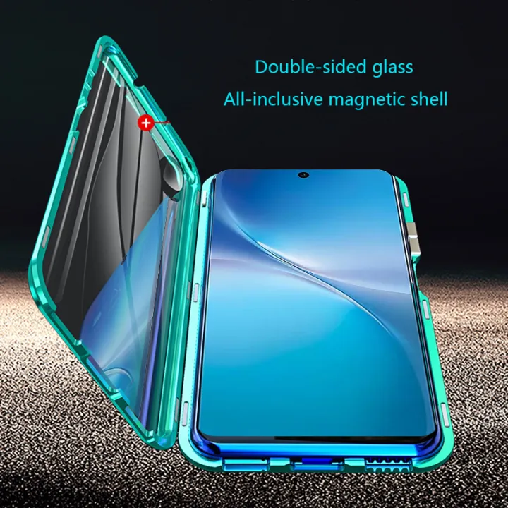Biruiqu%20For%20VIVO%20V60%20Magnetic%20Absorption%20Case%20Metal%20Frame%20Shockproof%20Double%20Sided%20Tempered%20Glass%20Magnetic%20Case%20Cover%20-%20Image%205