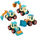 【Happy baby toy store】Construction Truck Toys to Control Car Kids DIY Building Blocks Toy for Year Boys and Girls Gift. 