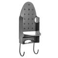 Ironing Board Holder Wall Mount Electric Iron Hanger Ironing Board Rack Ironing Board Storage Organizer Black. 