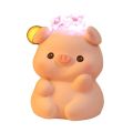 I Want to Open Creative Cute Pet with Lights Small Ornaments Cartoon Animal Small Night Lamp Bedroom Bedside Lamp Creative Gift. 