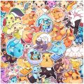 10/30/50pcs Cute Pokemon Eevee Anime Cartoon Stickers Laptop Car Motorcycle Luggage Suitcase Classic Toy Funny Decal Kid Sticker. 