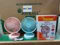 JOYKALY YG-735/ 717  Rechargeable 2400mAh Lithium Battery Strong Wind Portable Desk / Table Fan. 