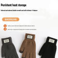 Men's gloves Touch screen gloves for men Stylish gloves Full finger gloves Warm gloves Winter thermal gloves for men Thick. 