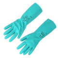 1 Pair Chemical Resistant Gloves Nitrile Rubber Non-Slip Hands Protection for Agriculture Gardening Industrial. 