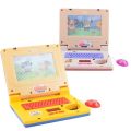 Foreign trade projection learning machine, mouse, mini simulation notebook, lighting, music, early education, educational children. 