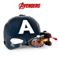 Marvel Avengers 4 Iron Man Captain America Light Sound Tony Stark Helmet Open for Children Halloween Cosplay. 